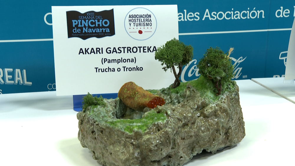Primer premio Semana del Pincho: Akari Gastroteka, 'Trucha o Tronko'