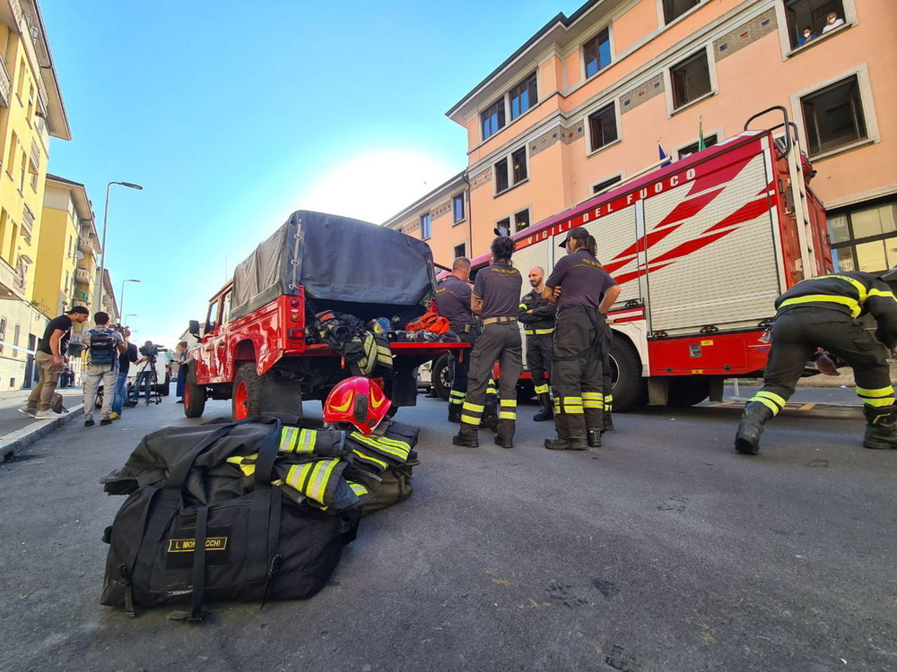 Seis muertos en un incendio en una residencia de ancianos en Milán.