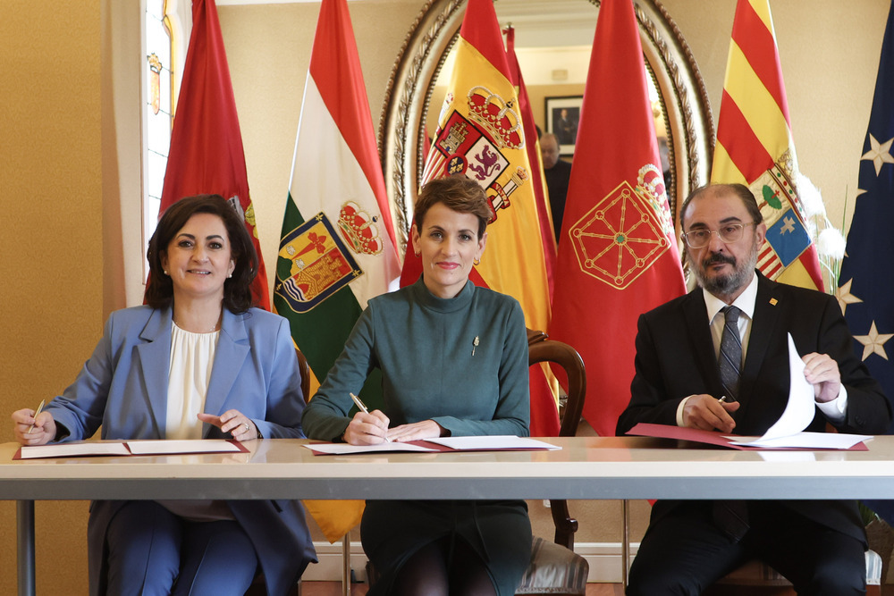 Navarra, La Rioja y Aragón firman la Alianza del Ebro