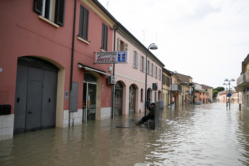 Heavy floods hit drought-struck Emilia-Romagna, Italy  / EMANUELE VALERI