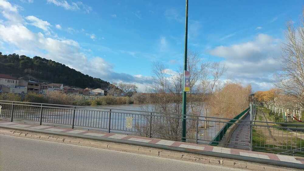 El río Arga a su paso por Funes