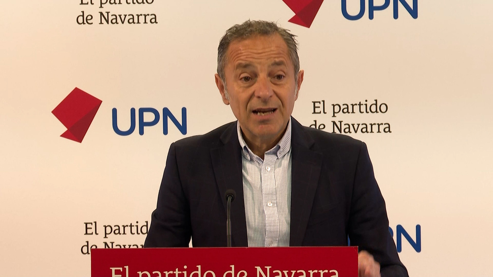 El parlamentario de UPN, Juan Luis Sánchez de Muniáin