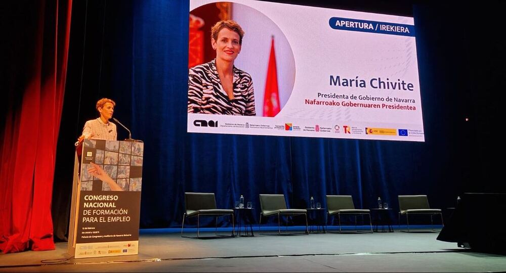 María Chivite en la apertura del Congreso
