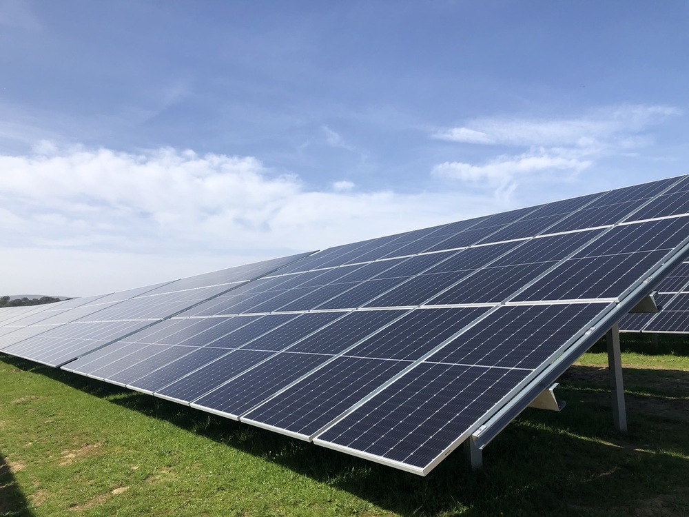 Imagen de una de las plantas fotovoltaicas de Iberdrola