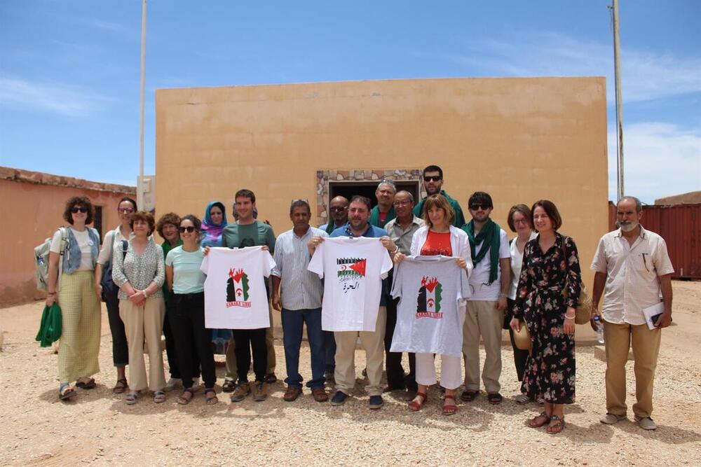 Delegación navarra a los campamentos de refugiados saharauis de Tindouf