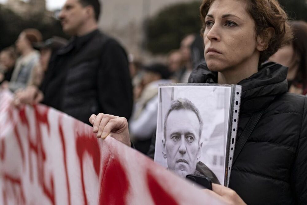 Concentración en Barcelona por la muerte de Alexei Navalni