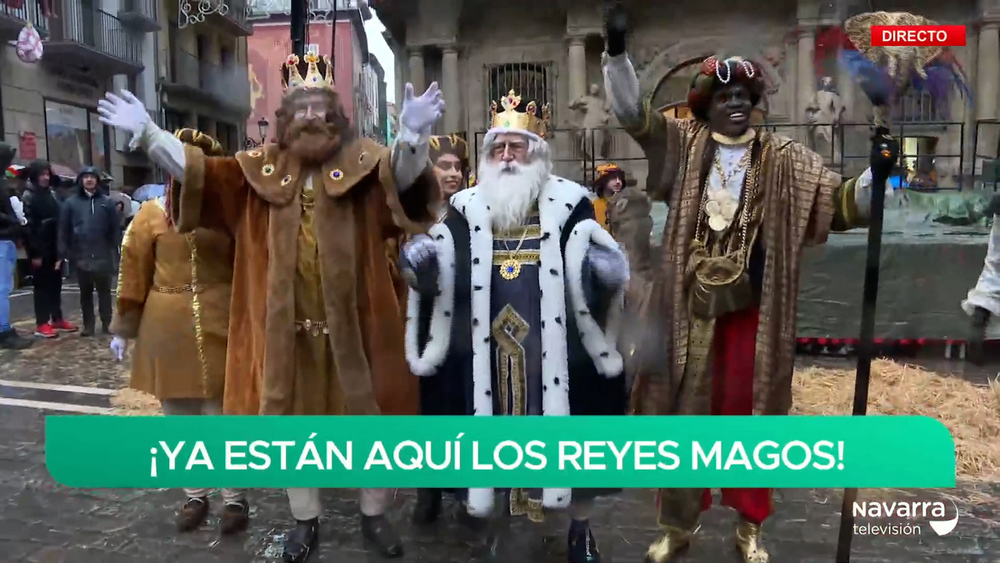 Los Reyes Magos llegan a Pamplona