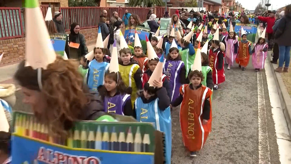 Carnaval en el colegio Dos de Mayo de Castejón 