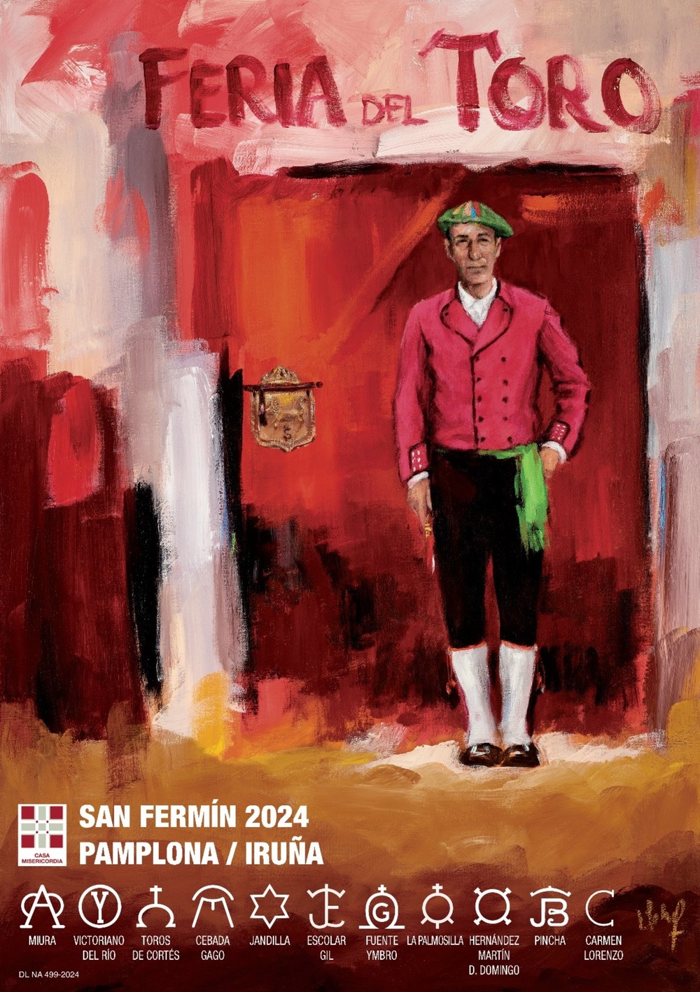 Imagen del cartel anunciador de San Fermín 2024