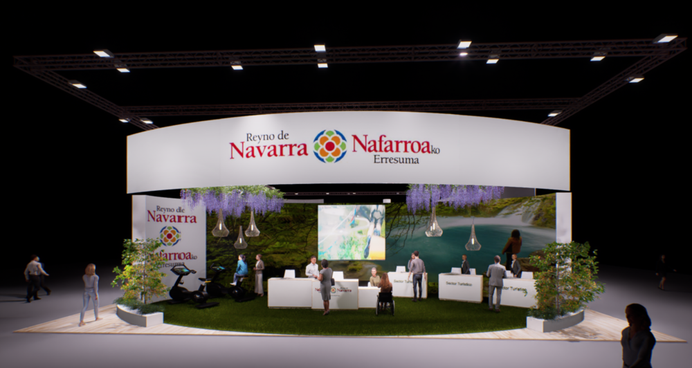 Imagen del stand de Navarra en Fitur 2024