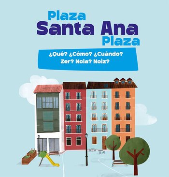Arranca el proceso participativo para la reurbanización de la plaza de Santa Ana 