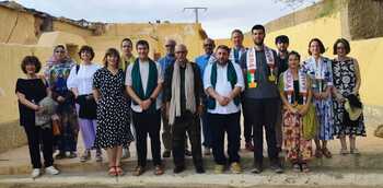 Finaliza la visita al campo de refugiados saharauis