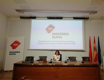 Navarra Suma presenta 56 enmiendas a la ley fiscal