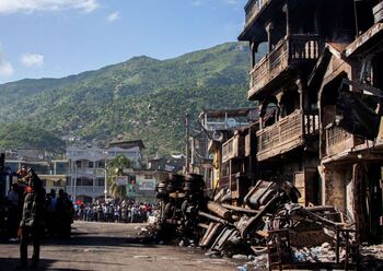 Suben las muertes por la explosión del camión cisterna en Haití