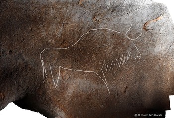 Descubren insólito conjunto de grabados rupestres en Urdax