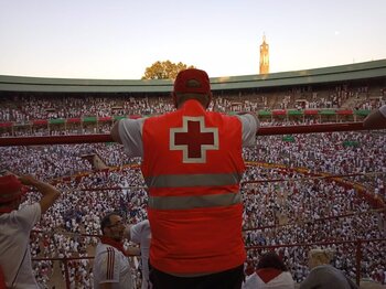 350 personas para el dispositivo de Cruz Roja en San Fermín