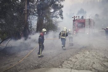 Controlado un incendio forestal en Valtierra