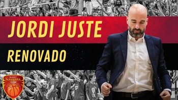 Basket Navarra renueva un año más a su técnico Jordi Juste