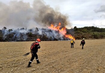El riesgo de incendio sigue siendo extremo en Navarra