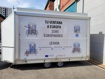 San Adrián acoge la campaña 'Hablemos de Europa'