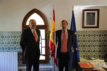 El representante de ACNUR en Argelia visita Pamplona