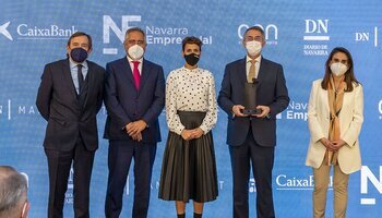El presidente de Cinfa recibe el Premio Navarra Empresarial
