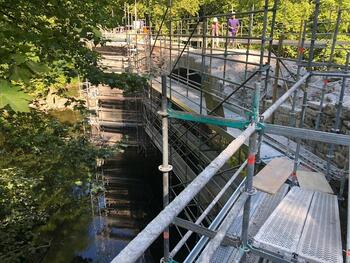 Arrancan las obras de restauración del puente Bereau