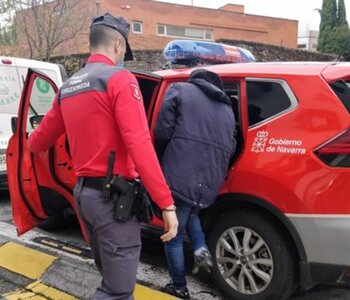 Detenido en Zizur Mayor tras lesionar a 3 policías forales