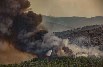 El incendio forestal de Bejís calcina 9.900 hectáreas