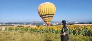 Guardia Civil vigila los globos que sobrevuelan Pamplona