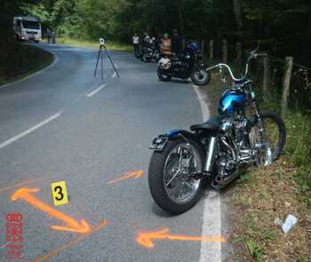 Accidente mortal en Bera en una colisión de 3 motocicletas