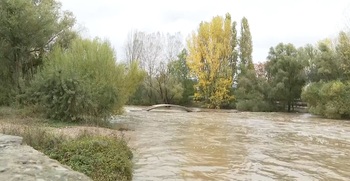 La borrasca Domingos amenaza al caudal de los ríos navarros