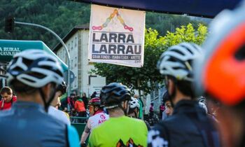 Suspendida la cicloturista Larra-Larrau por el tiempo