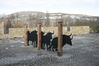 Cinco toros aguardan en los corrales de Santo Domingo