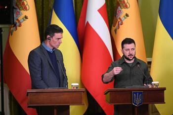 Sánchez se compromete a seguir adiestrando militares ucranianos