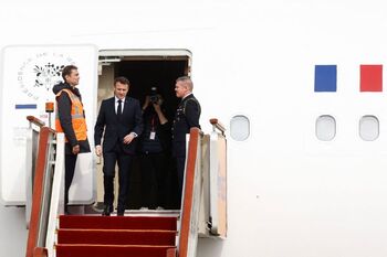 Von der Leyen y Macron llegan a Pekín para verse con Xi Jinping