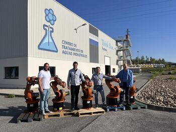 VW Navarra dona cinco robots a dos centros de FP