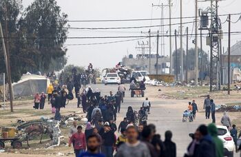Rafah acoge a cientos de miles de gazatíes desplazados