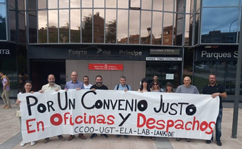 Huelga en las oficinas y despachos de Navarra
