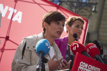 La ministra Isabel Rodríguez muestra su respaldo a Chivite