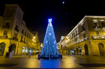 Actos vandálicos contra la decoración navideña de Pamplona
