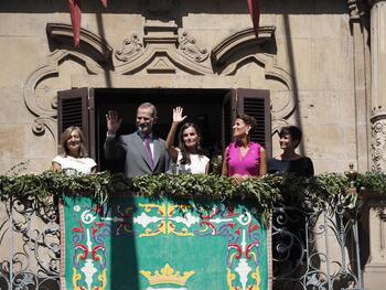GALERÍA| Las icónicas imágenes de los Reyes en Pamplona