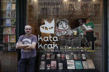 Los personajes del cómic toman las tiendas de Pamplona