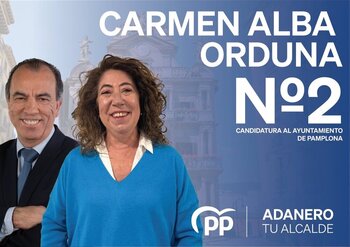 Carmen Alba, número dos del PP al Ayuntamiento de Pamplona