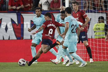El Barça gana de penalti ante un Osasuna que mereció sumar