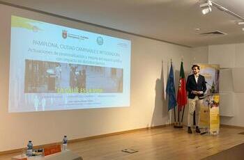 Pamplona exhibe su proyecto 'Ciudad caminable e integradora'