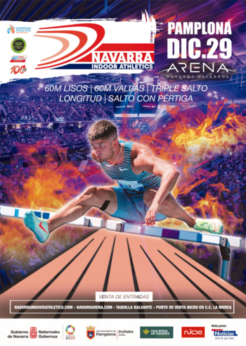 Más estrellas para el Navarra Indoor Athletics