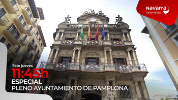 Navarra TV retransmite la moción de censura en Pamplona