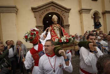 San Fermín de Aldapa recibe el cariño de Pamplona