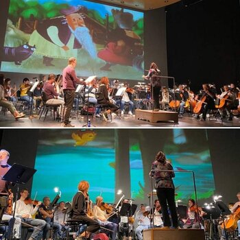 La Orquesta Sinfónica lleva la música a niños hospitalizados